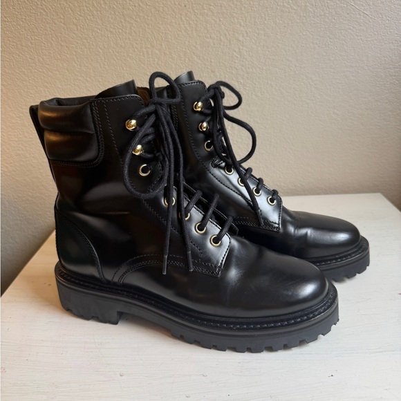 Isabel Marant leather motorcycle boots - like new condition! Campa Boot - Picture 1 of 9